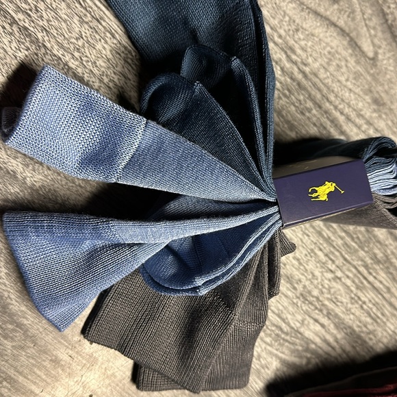 Ralph Lauren dress socks 2 sets of 3 different colors. 2024 style - Picture 3 of 5